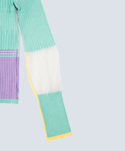 Rib Knit Tops "RATTAN" / Blue