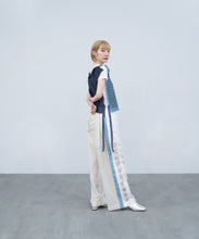 Vest "SHEER CRACK" / Blue