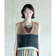 Cropped Vest "STRATA"