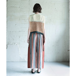 Cropped Vest "STRATA"