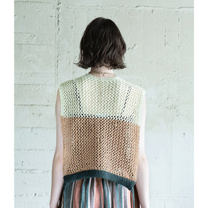 Cropped Vest "STRATA"