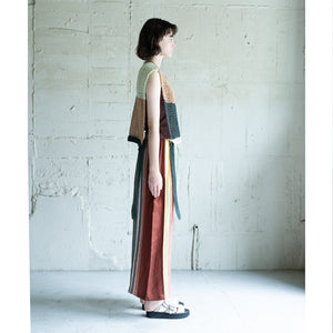 Cropped Vest "STRATA"