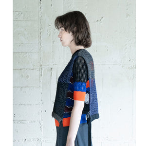 Cropped Vest "STRATA"