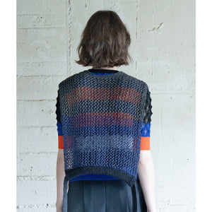 Cropped Vest "STRATA"