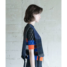 Cropped Vest "STRATA"
