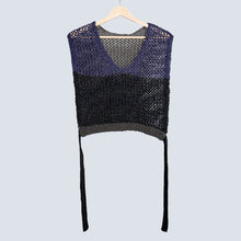 Cropped Vest "STRATA"