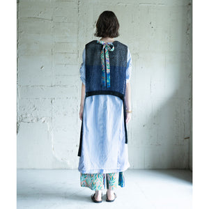 Cropped Vest "STRATA"