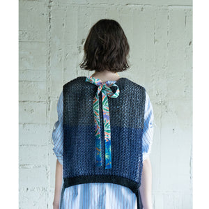 Cropped Vest "STRATA"