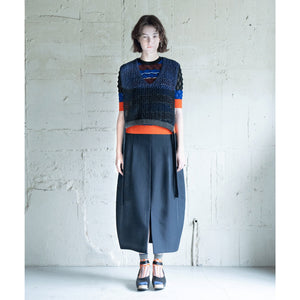Cropped Vest "STRATA"