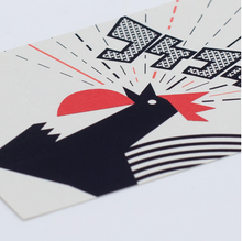 Postcard - Rooster “cock-a-doodle-doo”