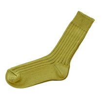 EGYPTIAN COTTON RIBBED SOCKS / S