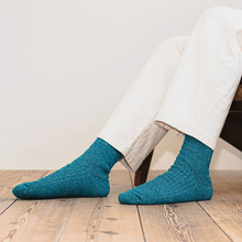 HEMP COTTON RIBBED SOCKS / L