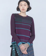 Rib Knit Tops TRACE - BORDEAUX / COQ