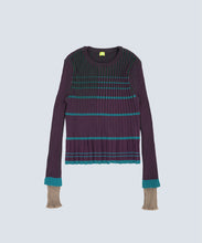 Rib Knit Tops TRACE - BORDEAUX / COQ