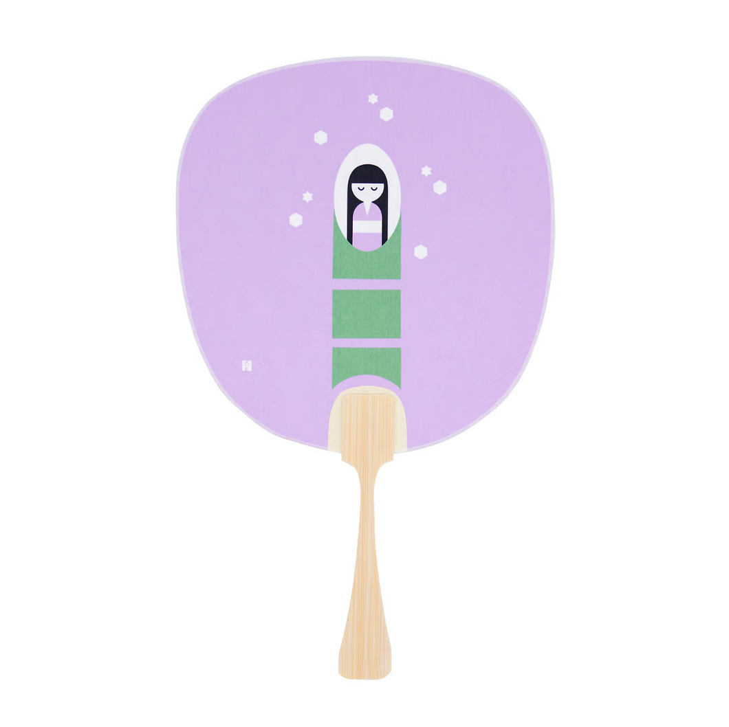 UCHIWA Japanese Fan - Kaguya Hime / Princess Kaguya
