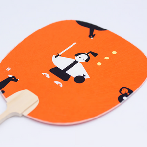 UCHIWA Japanese Fan - Momotaro / Peach Boy