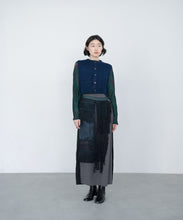 Knit Cardigan WRAP - Green / COQ