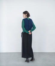 Knit Cardigan WRAP - Green / COQ