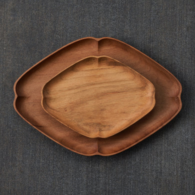 Wooden Plate / Diamond with Cut-off Corners