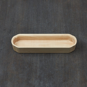 Wooden Hollowed-out Tray