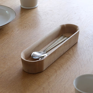 Wooden Hollowed-out Tray