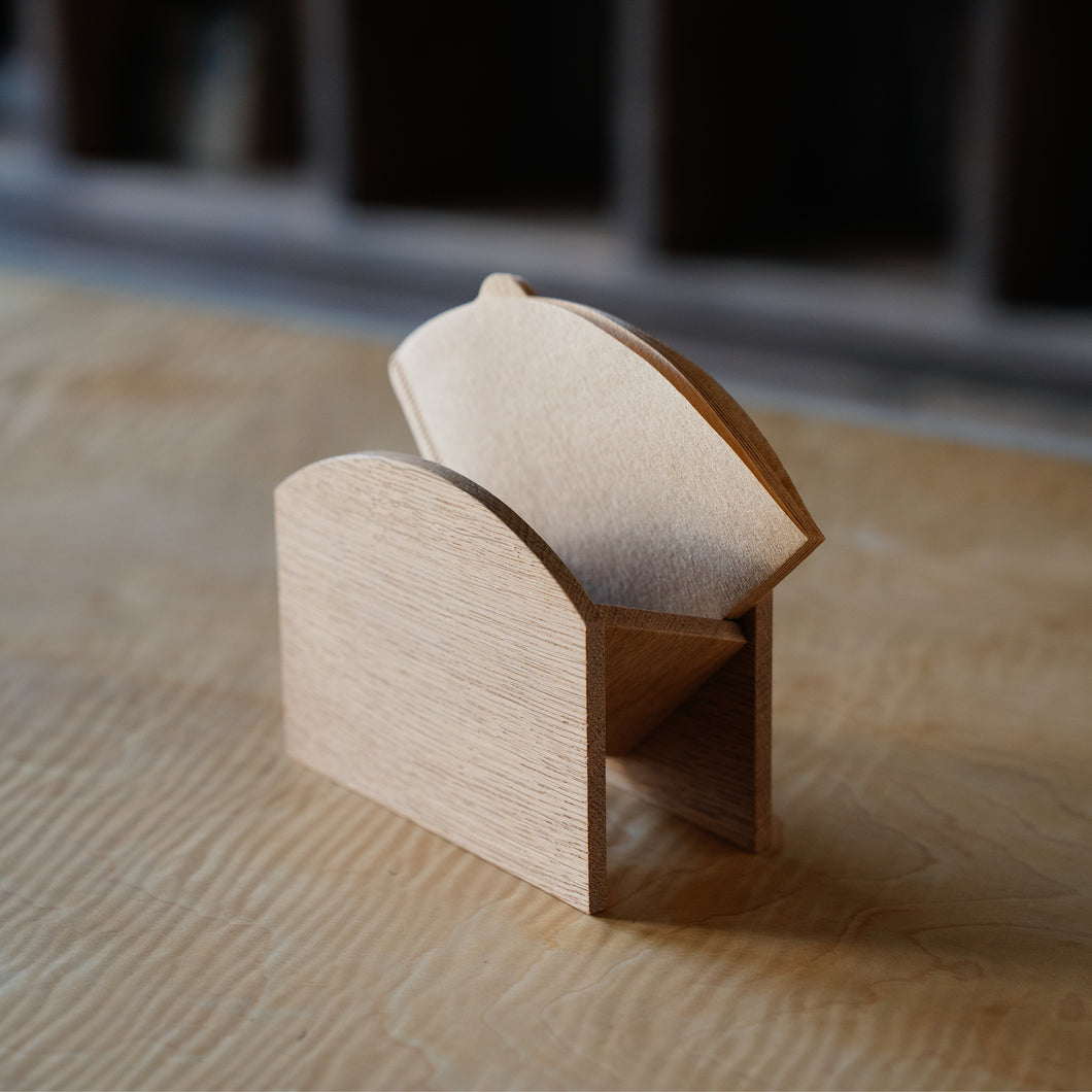 Wooden Coffee Filter Stand