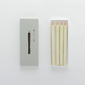 Sumac Wax Candle White No.3 (4pc)