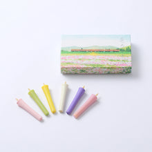 Colored Candles / Four Seasons Spring (6pc)