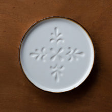 Porcelain Carved Flower Coaster