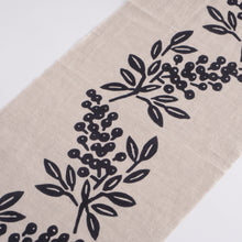 Cotton & Linen Towel [TENUGUI] / Nandina / Gray