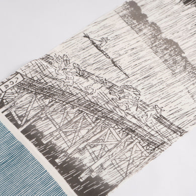 Cotton Towel [TENUGUI] / MANGA / Bridge in the Rain