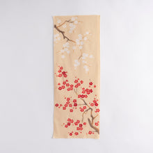 Cotton Towel [TENUGUI] / Japanese Scenery / Red and White Plum Trees