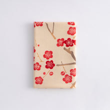 Cotton Towel [TENUGUI] / Japanese Scenery / Red and White Plum Trees