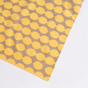 Cotton Wrapping Cloth [FUROSHIKI] Small / Lemon