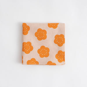 Cotton Wrapping Cloth [FUROSHIKI] Small / Plum-shaped Carrot