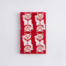 Cotton Towel [TENUGUI] / KOMON / Lucky Cat