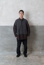 KIRAMEKI - Jacquard Flannel Shirts - Chocolate Brown / POLS
