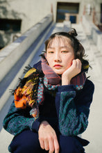 Scarf / Wool Mohikan (Multi-layer jacquard)