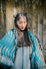 Scarf / Wool Mohikan (Multi-layer jacquard)