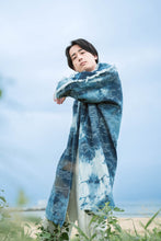 Denim Coat / Sazanami Marble Bleach