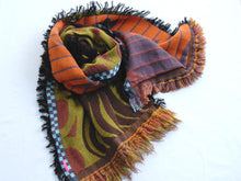 Scarf / Wool Mohikan (Multi-layer jacquard)