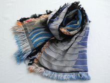 Scarf / Wool Mohikan (Multi-layer jacquard)