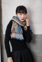 Scarf / Wool Mohikan (Multi-layer jacquard)