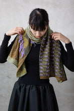 Scarf / Wool Cut Jacquard (45cm)