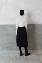 Denim Skirt / Sazanami Black