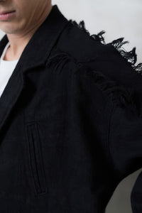 Denim Coat / Sazanami Black