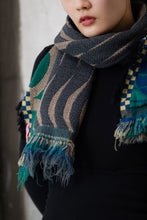 Scarf / Wool Mohikan (Multi-layer jacquard)