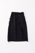 Denim Skirt / Sazanami Black