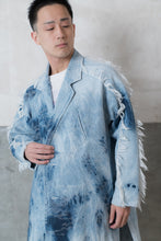 Denim Coat / Sazanami Marble Bleach