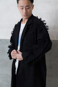 Denim Coat / Sazanami Black